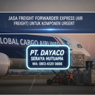 Jasa Freight Forwarder Express (Air Freight) untuk Komponen Urgent