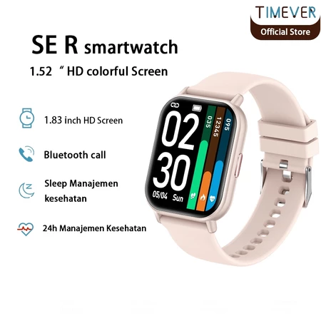 TIMEVER SE R Jam Tangan Tangan Pintar Smart Watch Wanita Original IP68 Waterproof Sports Fitness Tracker Women Monitoring Bluetooth Call