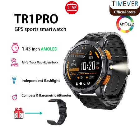 EXCLUSIVE TR1PRO jam tangan pintar | bluetooth call smartwatch 3ATM tahan air smartwatch sports jam tangan militer jam tangan