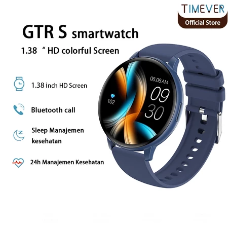 TIMEVER GTR S Smartwatch Pria Original Pace IPS Screen 46mm Metal Smart Watch Heart&Rate Monitoring watch
