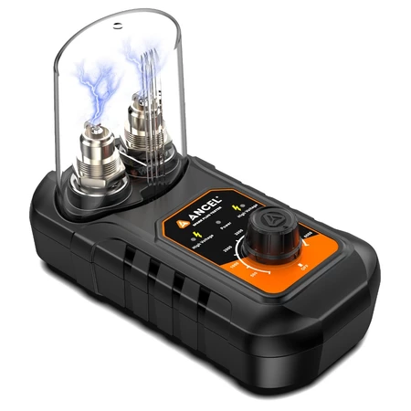 ANCEL SP21 Spark Plug Busi Mobil Busi Sepeda Motor Tester Candles Tester Automotive Spark Performance Ignition Strength Analyzer for 12V Drive Car
