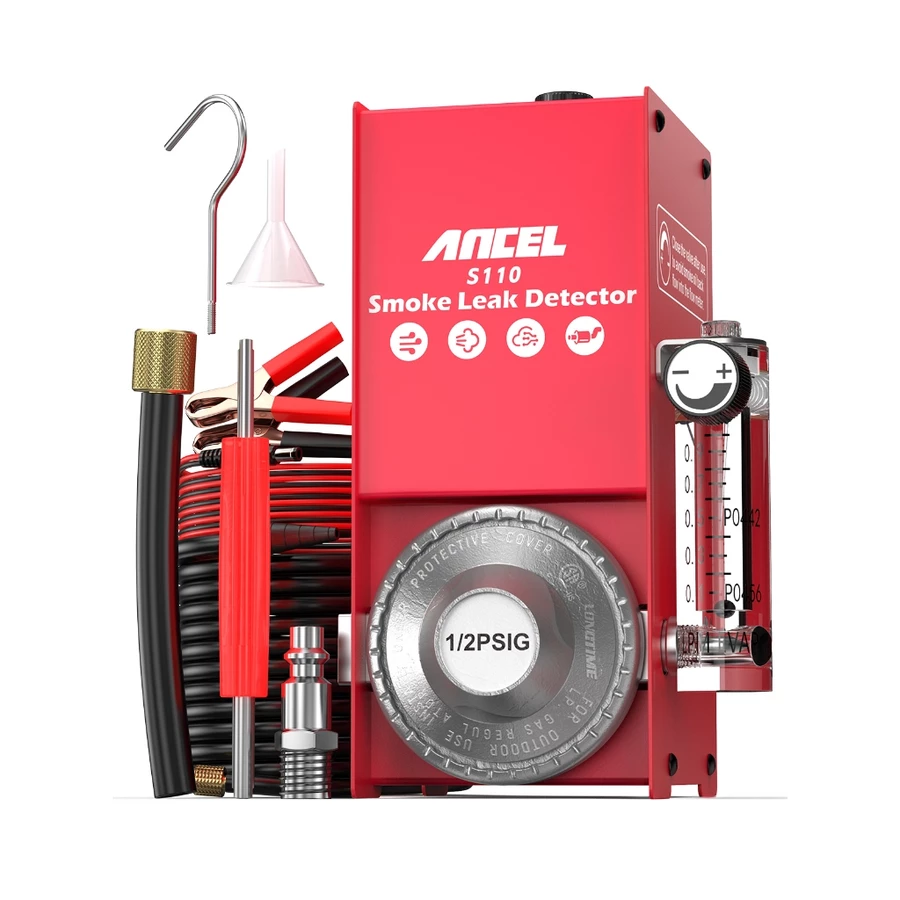 ANCEL S110 Car Smoke Leak Detector 12V Automotive EVAP Leakage Gas Leakage Locator Oil Pipe Generator Diagnostic Tool OBD Store