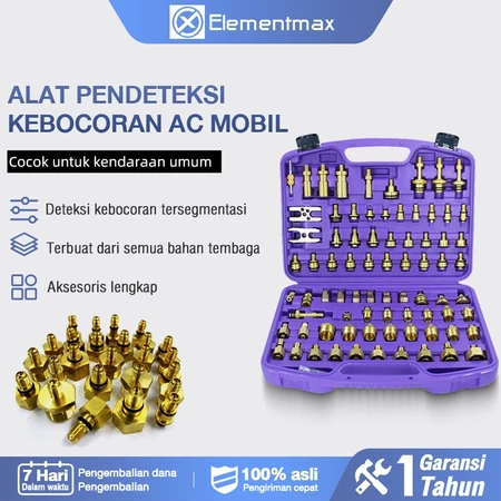 Alat Deteksi Kebocoran AC Mobil Cek Evaporator Kondensor Komplit Nepel Alat Test Kebocoran AC Mobil Elementmax