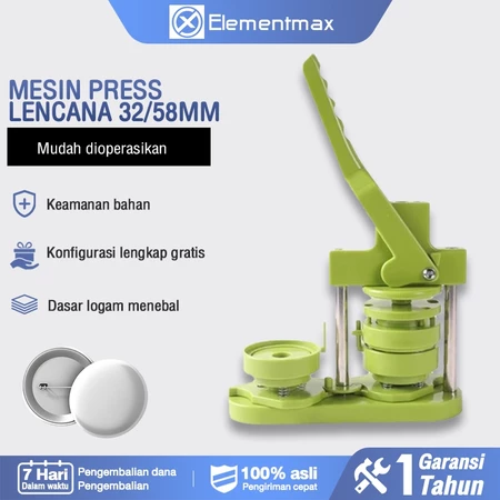 Elementmax Mesin Pembuat Lencana Lengkap Seni Menggambar Diy Bar Mesin Produksi Rigu Anime Peripheral Brooch Medal