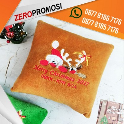 Souvenir Hari Natal Custom Bantal Christmas Kotak
