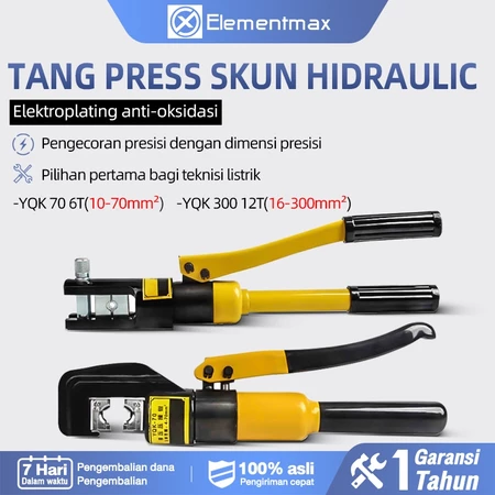 Tang Press Skun Hydraulic Pliers YQK-70 Hidrolik Hydraulic Crimping Tool Alat Kabel Tang Crimping Tool TaiShan
