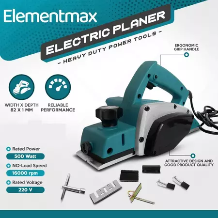 Mesin Serut Kayu Elektrik | Electric Wood Planer | Machine Wood Planer Machine Ketam Pasah Planer Elementmax Shop