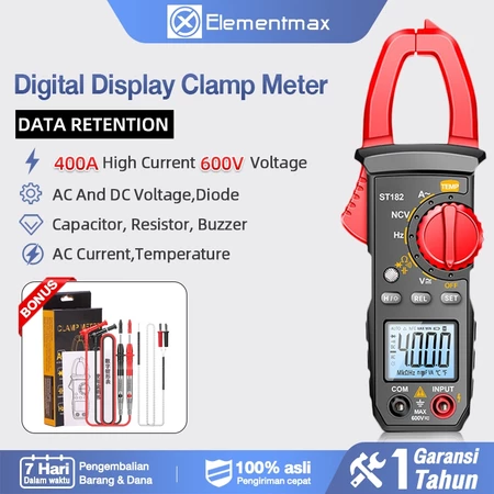 Tang Amper Digital 4000 Clamp Multimeter Tang Ampere 600V AC-DC / Digital Clamp Meter ST181/ Tang Ampere Voltage Tester Clamp