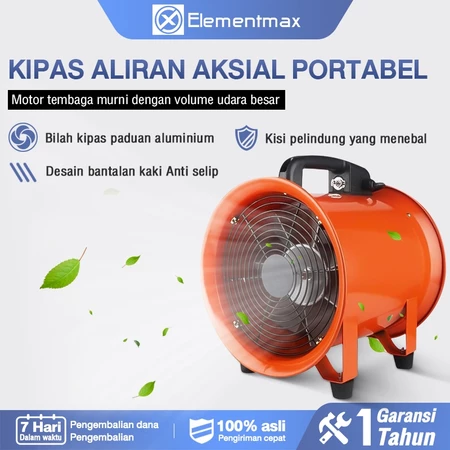 Blower Portabel Kipas aliran aksial portable kipas aliran aksial portabel seluler kipas knalpot pasokan udara blower saluran udara teleskopik