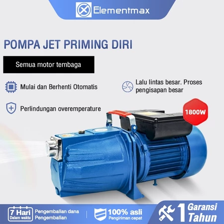 Pompa air Otomatis/Mesin Pompa Air/Pompa Air JET PUMP /Listrik Pompa Pendorong Tekanan Air /Booster 1500w/1800w
