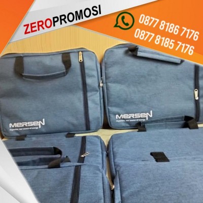 Tas Laptop Custom Promosi - Cetak logo anda