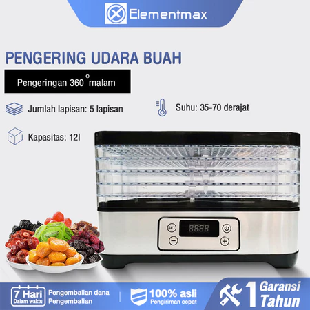 Food Buah Dehydrator Pengering Makanan 5 Tray Mesin Dehidrator Buah/Mesin Buah Kering Rumah/Dehidrator Makanan
