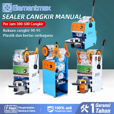 Mesin Sealer Cup Advance Mesin Press Gelas Plastik Sealing Cup Sealer Semua Ukuran Cup 12 - 22 oz Mesin Cup Sealer OMICKO