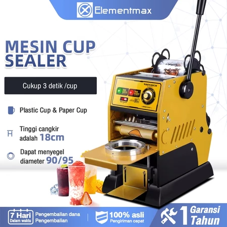 Mesin Sealer Cup Advance Mesin Press Gelas Plastik Sealing Cup Sealer Semua Ukuran Cup 8 - 20 oz 9cm 9,5cm Mesin Cup Elementmax Store
