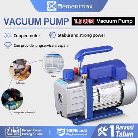 Vacuum Pump AC Air Cond Single Stage Vacuum Pump Vacuum Compressor Vakuum AC 1/4 Hp 150W 5Pa Vacuum Pump AC