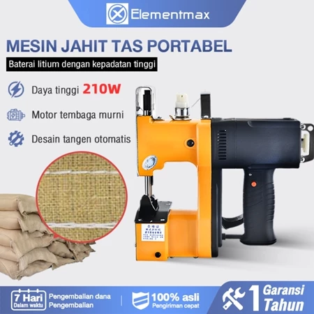 Mesin Jahitan GK9-886 Portable Kecil Integrasi Ekspres Muatan Tanpa Wayar, Tas Woven, Tas Beras, Sepenuhnya Otomatis