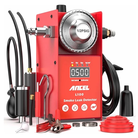 ANCEL L100 12V Automotive Smoke Leak Detector EVAP Pipeline Tester with Digital Pressure Gauge fumee dymiarka OBD Store