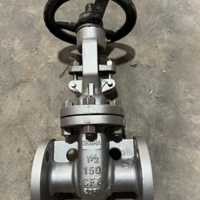 JUAL GATE VALVE SS304 ANSI 150 OKUMA
