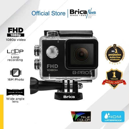 Brica B-Pro 5 - BPRO5 Alpha Edition Basic (AE Basic) Black - Camera Action Cam Brica Store