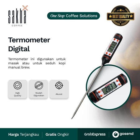 Digital Termometer Kopi Susu Alat Pengukur Suhu Minuman Sakha Coffee Shop