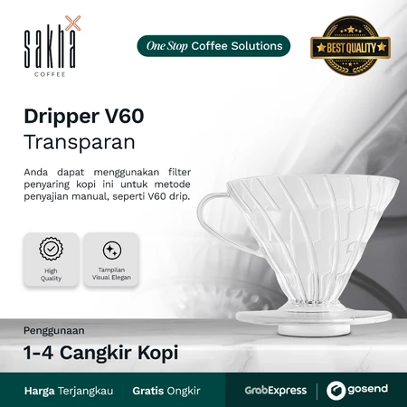 V60 Dripper Coffee Manual Brew Alat Seduh Saringan Kopi Maker 02 Sakha Coffee Maker
