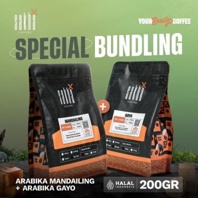 Biji Kopi Bubuk Kopi Arabika Gayo Bundling Kopi Arabika Mandailing Coffee Biji Bubuk Sakha Coffee Store