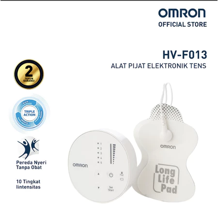 Omron Alat Pijat Elektronik Hemat Praktis Efisien Bisa dilakukan Sendiri HV-F013 Pulse Massager Omron Shop