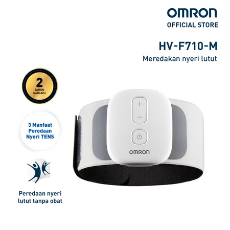Alat Pijat Terapi Lutut Omron HV-F710-MCAP Knee TENS Massager Pintar Praktis Ekonomis Dilakukan Sendiri Omron Official Store