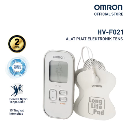 Alat Pijat Elektronik Omron Hemat Pintar HV-F021 Pulse Massager Bisa dilakukan Sendiri Omron Official Store