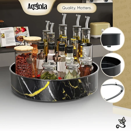 ANGOLA Rak Putar Multifungsi / Rak Buah / Skincare / Bumbu Dapur / C24 Kitchen Rack Organizer / Rak Serbaguna