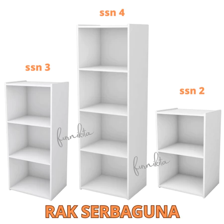 JTR - RAK BUKU SERBAGUNA SUSUN 4 MIN