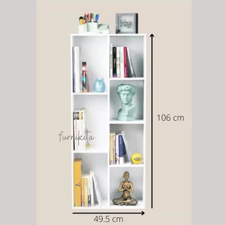 RAK BUKU PAJANGAN SERBAGUNA 7 SEKAT