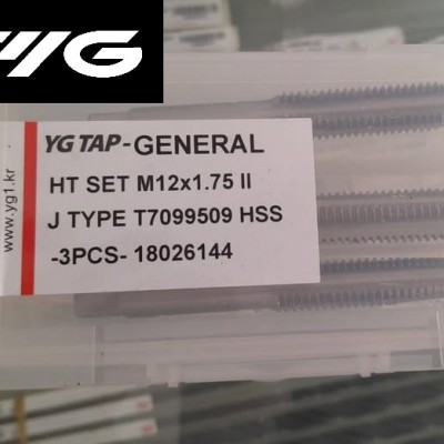 Hand Tap M12x1.75 Merk YG-1 Korea