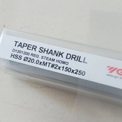 Mata Bor HSS Taper Shank diameter 20mm merk YG-1 korea