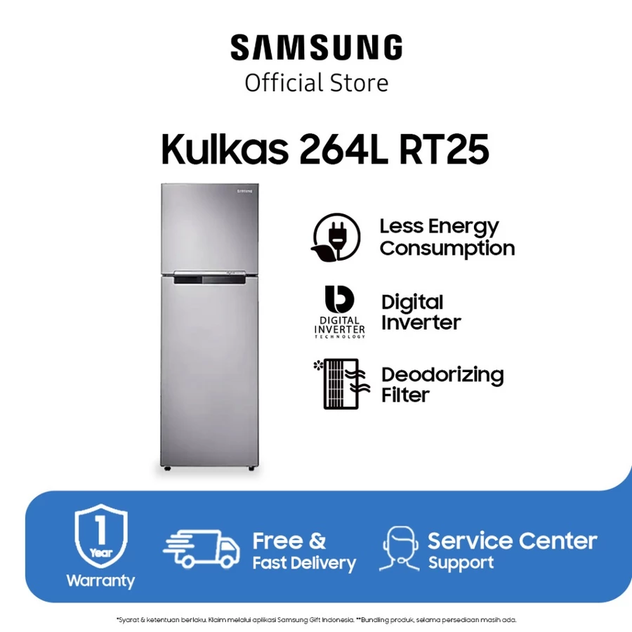 Samsung Kulkas 2 Pintu Smart Hemat L