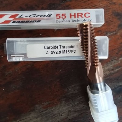 Jual Carbide ThreadMill M16x2 Merk L-Grob