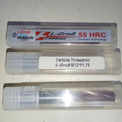 Jual Carbide Threadmill M12x1.75 merk L-grob