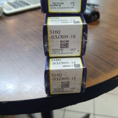 Jual Holder Bubut Dalam S16Q-SCLCR09 ( CCMT09 ) Merk Echain