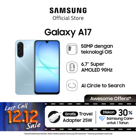 Samsung Galaxy A17 8/128GB - Light Blue Samsung Official Store