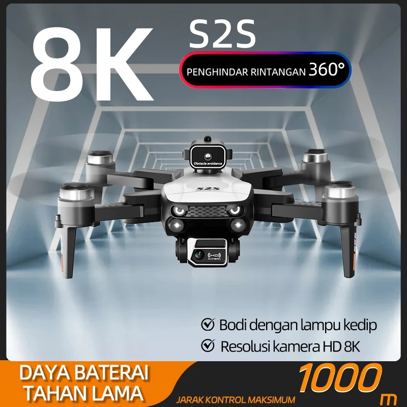 S2S Drone kamera jarak jauh fotografi udara profesional murah dual camera drone premium laki-laki pria ulang tahun kado hadiah