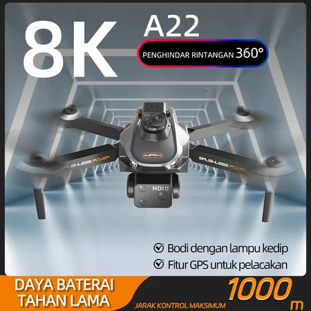 A22 GPS Drone kamera jarak jauh fotografi udara profesional murah dual camera drone premium laki-laki pria ulang tahun