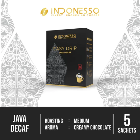 INDONESSO Kopi Jawa Specialty Grade Easy Coffee Drip Bag Kopi Drip 5 Sachet x 11g