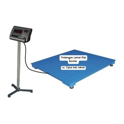 TIMBANGAN LANTAI PRINTER 1 TON UKURAN 1 M X 1 M MERK ANT