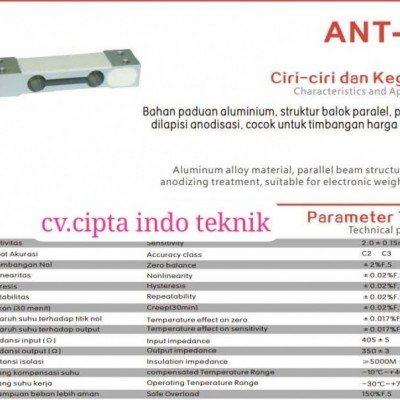 LOAD CELL ANT 101 - 30 Kg