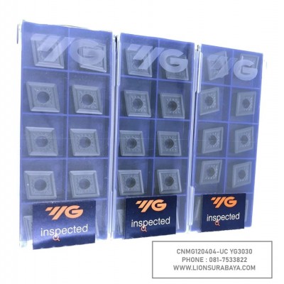 Jual insert bubut CNMG120404-UC YG3030 Merk YG-1 Korea