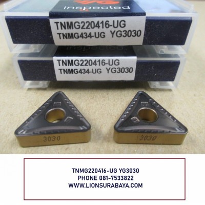 Jual insert bubut TNMG220416-UG YG3030 Merk YG-1