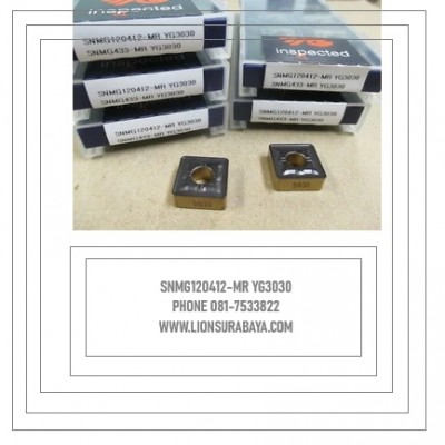 Jual insert bubut SNMG120412-MR YG3030 Merk YG-1