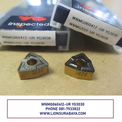Jual insert bubut WNMG060412-UR YG3030 Merk YG-1