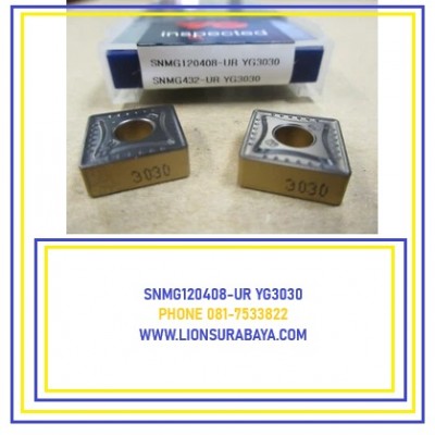 Jual insert bubut SNMG120408-UR YG3030 Merk YG-1