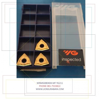 Jual insert bubut WNMG080408-MF YG211 Merk YG-1